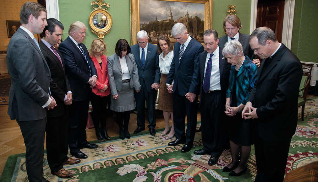 Trump, le champion des religieux Trump, le champion des religieux / ©Flickr / Official White House Photo, Shealah Craighead / Domaine public