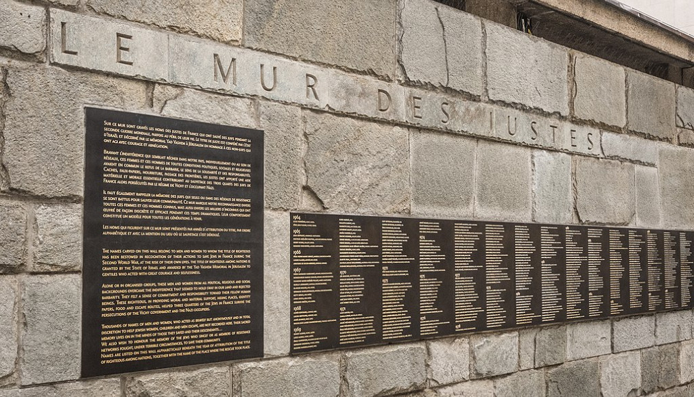 Le Mur des Juste à Paris / ©Claude Truong-Ngoc / CC BY-SA 4.0 Wikimedia Commons