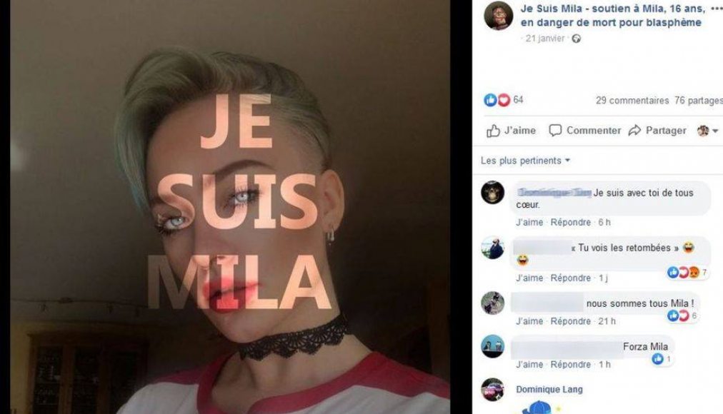 "Je suis Mila" "Je suis Mila" / ©DR/capture d'écran