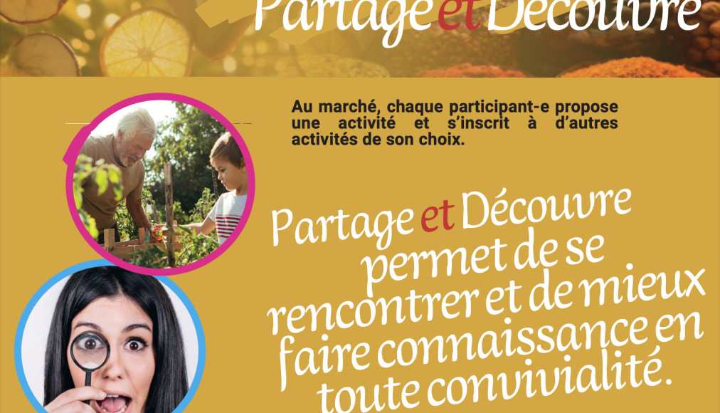 Flyer de l&#039;événement &quot;Partage et Découvre&quot;, organisé par la paroisse de la BARC / ©DR