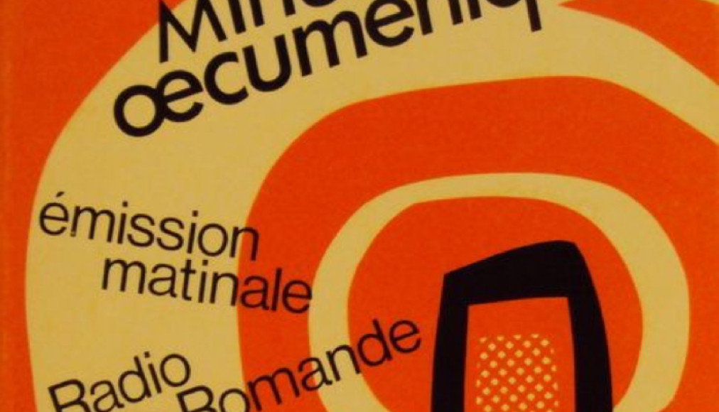 Couverture du livre &quot;La minute oecuménique&quot;, publiée en 1964, une compilation de chroniques radiodiffusés par Georges Juvet, Philippe Zeissig, Henri Künzler et André Babel. / ©DR