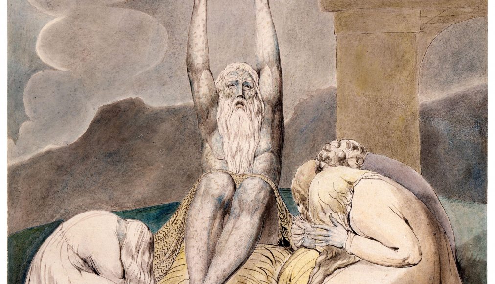 Le livre de Job questionne sur les raisons de faire confiance à Dieu lorsque la vie paraît injuste. Le livre de Job questionne sur les raisons de faire confiance à Dieu lorsque la vie paraît injuste. / © Le désespoir de Job, aquarelle de William Blake, 1805