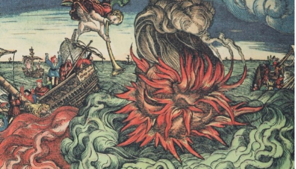 Lucas Cranach, illustration de l’Apocalypse, 8, 8-9, 1534 / Lucas Cranach, illustration de l’Apocalypse, 8, 8-9, 1534