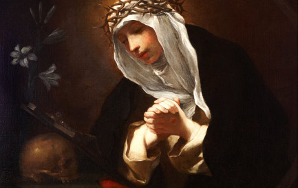 Catherine de Sienne, par Baldassare Franceschini, XVIIe siècle / ©Domaine public, Wikimedia Commons